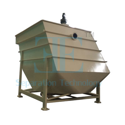 Thiết bị xử lý nước thải Hệ thống làm rõ lamella 4500kgs-9500kgs Trọng lượng trống
