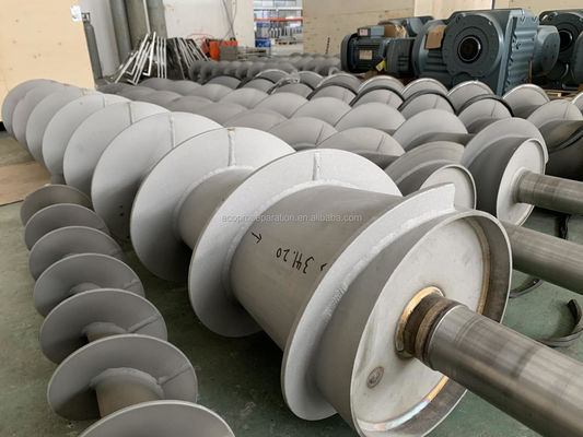 24-40kg/h Máy ép vít khử nước Máy xử lý nước thải Máy ép vít đa đĩa