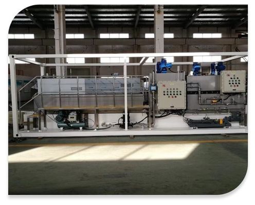 Máy lọc nước bùn nước thải Máy ép vít 0.8-12m3/H Máy lọc nước bùn vít