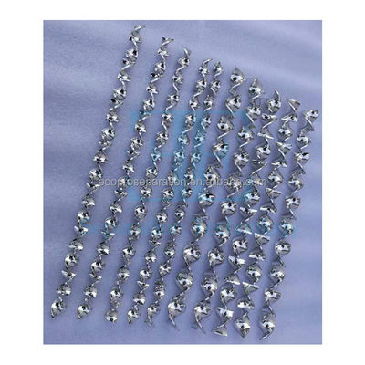 Kích thước tối đa 6000mm Trộn tĩnh Trộn xoắn ốc của nguyên liệu thô với thiết kế ống