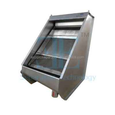 SUS304 SUS316 Màn hình sợi dẹp 0.2mm Mesh Static Screen Nước thải