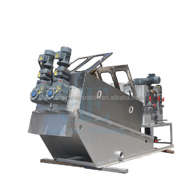 12000L/H bùn khử nước vít Press xử lý nước thải bùn vít Press