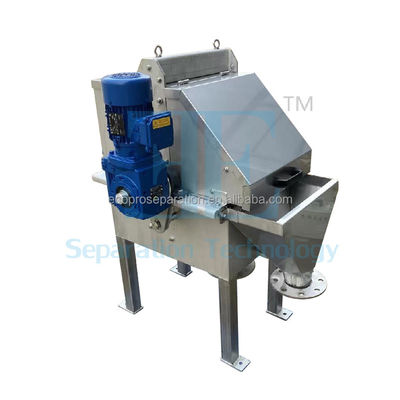 DN150 * 2 Phân lỏng Flange Stainless Rotary Drum Screen cho xử lý nước thải