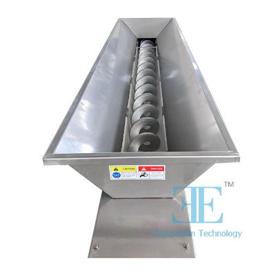 Máy ép vít 300mm Cụ thể của trục Máy khử nước bùn cho sau khi phục vụ