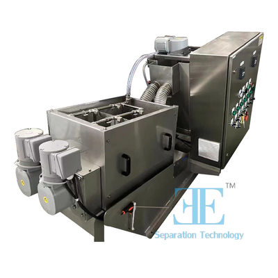 2 trục 0.4kw Mixer Power Screw Press Dehydrator Đối với nhu cầu kinh doanh