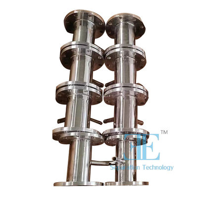 Máy trộn tĩnh thép không gỉ lâu bền với đường kính bên ngoài 7,5 mm và loại kết nối dây