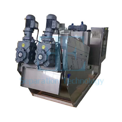 Máy khử bùn thép không gỉ với tiêu thụ nước 0,3 và SS316/304 vật liệu tấm