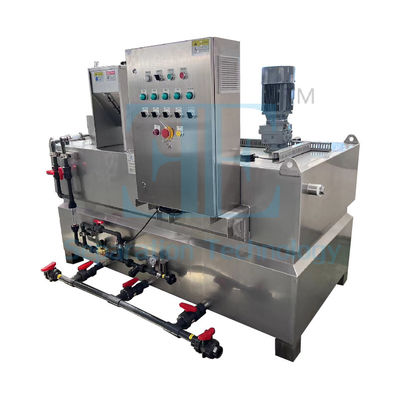 Theo dõi thông số quy trình liên tục với hệ thống liều lượng polyme ba bể trộn và van kiểm soát dòng chảy chính xác