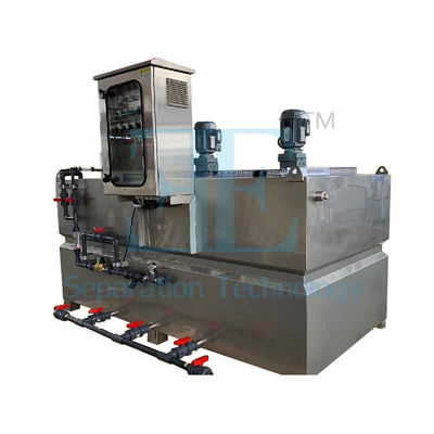 Thiết bị chuẩn bị polymer tiên tiến với đầu ra 2000L / H và điều khiển màn hình cảm ứng