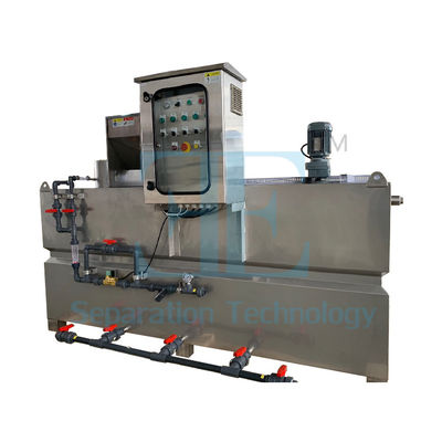 Sản phẩm nóng 2022 Hệ thống liều lượng polyme được điều khiển bởi PLC 0,75kw Trộn hòa bình