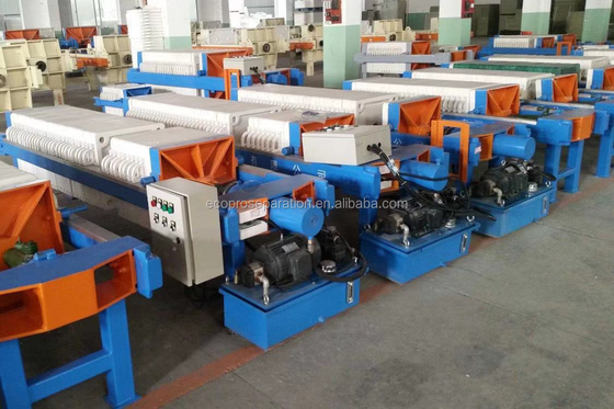 Máy ép lọc thủy lực thủ công 6m2 để khử nước bùn 220V-415V