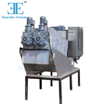 Máy khử nước bùn ép vít 9,6-120m3/h Công suất